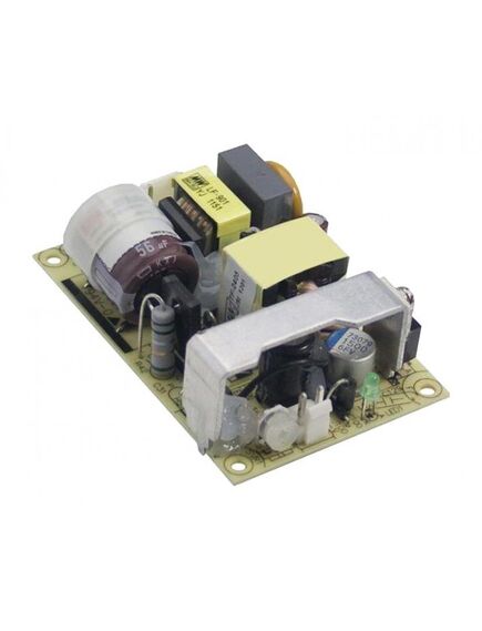 EPS-25-36, ac-dc, 25вт, вход 85…264v ac, 47…63гц /120…370в dc, выход 36в/0.7a, рег. вых 32.4…39.6в, изоляция 3000в ac, открытая плата 76.2х50.8х24мм, -30…+70°с