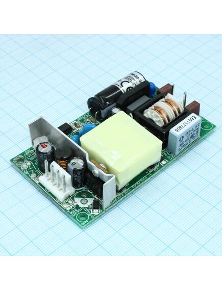 NFM-20-24, ac-dc, 20 вт, вход 85...264в ас 47...440 гц, 120...370в dc, выход 24в/0,92а, изоляция 4000в ас, на плате 89х51х19,3мм, -20...+70°с