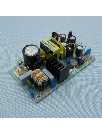 PD-2512, ac-dc, 25вт, вход 85…264v ac, 47…63гц /120…370в dc, выход1: +12в/0.1…1.2a, выход2: -12в/0.1…1.2a, изоляция 3000в ac, открытая плата 107х61х30мм, -10…+60°с