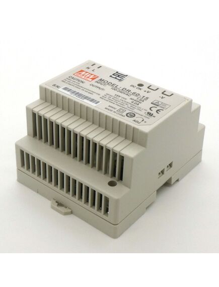 DR-60-15, ac-dc, 60вт, вход 85...264 в ac 47...63гц/120...370в dc, выход 15в/4а, изоляция 3000в ac, в кожухе на din-рейку, 52.5х90х54.5мм, -30...+70°с