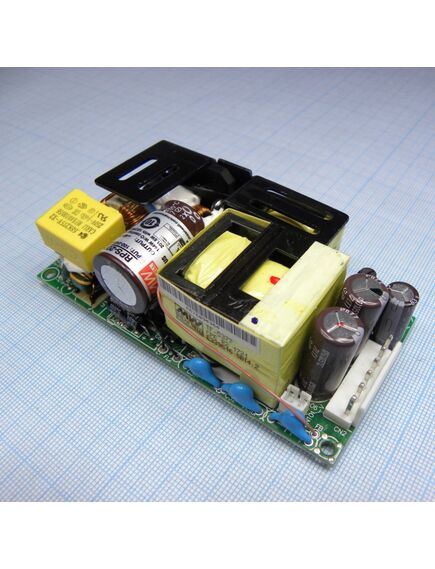 RPS-200-48, ac-dc, med, 201.6вт (144 вт без обдува), ккм, вход 80…264в ac 47…63гц, 113…370b dc, выход 48в/4.2а, рег. вых. 45.6…50.4в, изоляция 4000в ac, на плате 103.4х62х40мм, -30…+70°с, выход на вентилятор 12в/0.5а