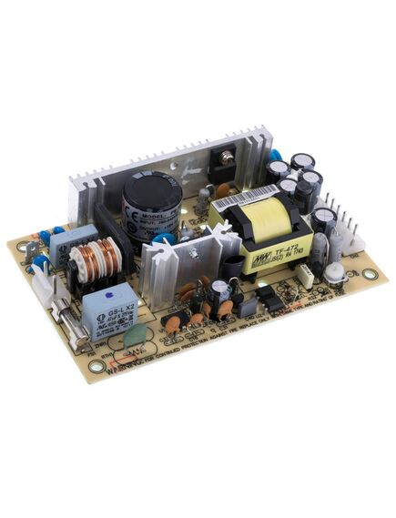 RPS-45-12, ac-dc med, 45.6вт, вход 80…264v ac, 47…63гц, выход 12в/3.8a, рег.вых 11.4…13.2в, изоляция 4000v ac, открытая плата 76.2х50,8х24мм, -30…+70°с