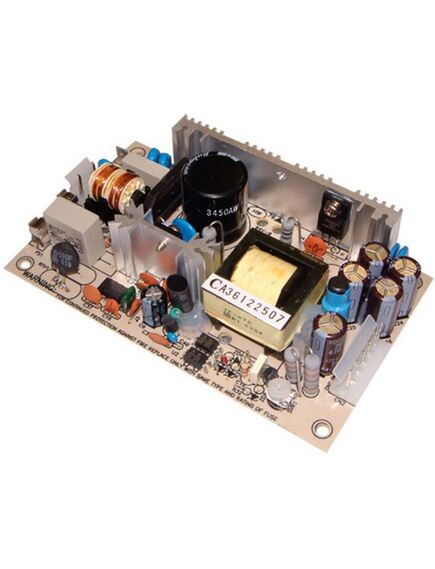 PS-45-5, ac-dc, 45вт, выход 5в/8a, рег. вых=±10%uном, вход 85…264v ac, 47…440гц /120…370в dc, изоляция 3000в ac, открытая плата 127х76х30мм, -10…+60°с