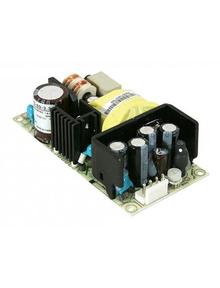 RPS-60-3.3, ac-dc med, 33вт, вход 90…264v ac, 47…63гц /127…370в dc, выход 3.3в/10a, рег. вых -5…+10%uном, изоляция 4000v ac, открытая плата 101,8х50,8х28мм, -20…+70°с