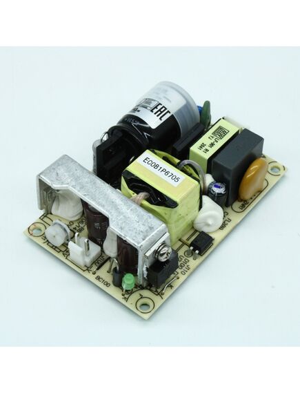 EPS-35-15, ac-dc, 36вт, вход 85…264v ac, 47…63гц /120…370в dc, выход 15в/2.4a, рег. вых 13.5…16.5в, изоляция 3000в ac, открытая плата 76.2х50.8х24мм, -30…+70°с