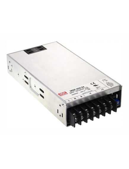 MSP-300-3.3, ac-dc, med, ккм, 198вт, вход 85…264в ac, 47…63гц /120…370в dc, выход 3.3в/60a, рег. вых 2.8…3.8в, изоляция 4000в ac, в кожухе 199х105х41мм, -40…+70°с, доп. выход 5в/0.3а