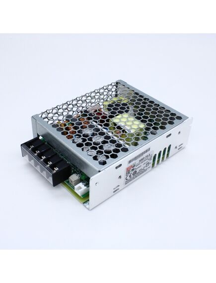HRP-75-5, ac-dc, 75вт, ккм, вход 85...264в ac 47...63гц/127...370в dc, выход 5в (рег. 4,7...5,8в)/15а, изоляция 3000в ac, в кожухе 129х98х38мм, -20...+70°с
