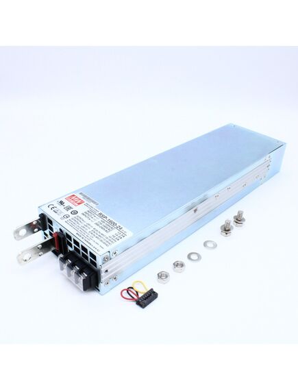 RSP-1600-24, ac-dc, 1608вт, вход 90…264v ac, 47…63гц /127…370в dc, выход 24в/67a, рег. вых 23.5…30в, изоляция 3000в ac, в корпусе 300х85х41мм, -30…+70°с