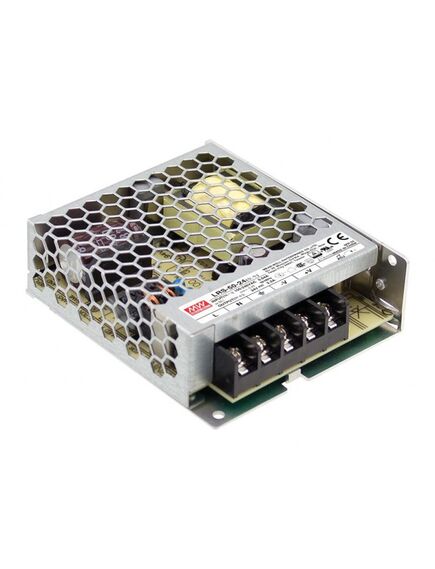 LRS-50-3.3, ac-dc, 33вт, вход 85…264в ac, 47…63гц / 120…370 в dc, выход 3.3в/10a, рег. вых ±10% , изоляция 3750в ac, в кожухе 99х82х30мм, -30…+70°с