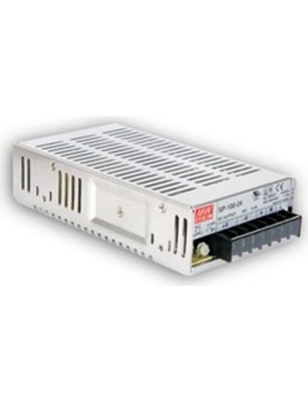 SP-100-24, ac-dc, 100вт, выход 24в/4.2a, рег. вых=±10%uном, вход 85…264v ac, 47…63гц /120…370в dc, изоляция 3000в ac, в кожухе 179х99х45мм, -10…+60°с
