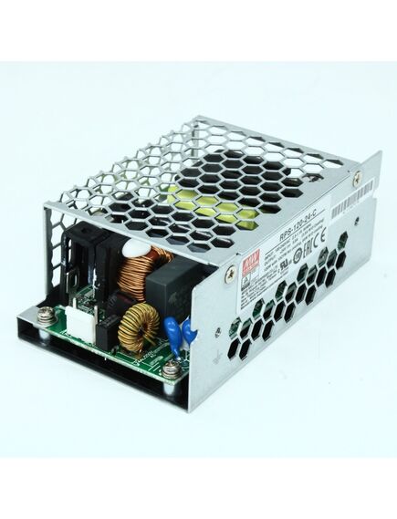 RPS-120-24-C, ac-dc, med, 120вт, вход 80…264v ac, 47…63гц /113…370в dc, выход 24в/5a, изоляция 4000в ac, в кожухе, 103.4х62х40мм, -30…+70°с