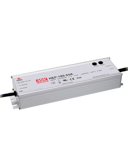 HEP-185-54A, импульсный источник питания 186.3вт 54в 3.45a ip65 ккм