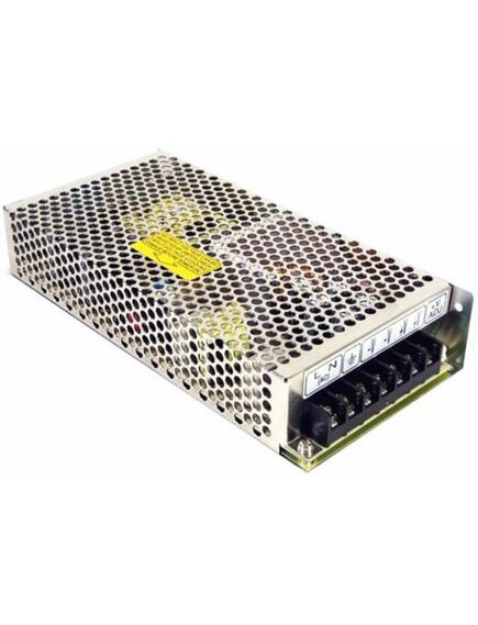 NES-150-24, ac-dc, 150вт, выход 24в/6.5a, рег. вых 22.8…27.6 в , вход 90...132b ас/180…264в ac, 254…373 в dc, изоляция 3000в ac, в кожухе 199х98х38мм, -20…+60°с