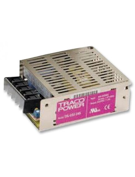 TXL 035-1515D, преобразователь ac/dc сдвоенный выход 15в/-15в 2.4a/1.5a 35вт 6-выводов