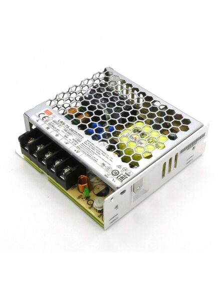 LRS-75-36, ac-dc, 75.6вт, вход 85…264в ac, 47…63гц / 120…370 в dc, выход 36в/2.1a, рег. вых ±10% , изоляция 3750в ac, в кожухе 99х97х30мм, -30…+70°с, изображение 2