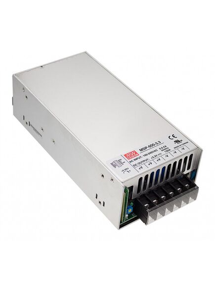 MSP-600-24, ac-dc, med, ккм, 648вт, вход 85…264в ac, 47…63гц /120…370в dc, выход 24в/27a, рег. вых 21.69…28.8в, изоляция 4000в ac, в кожухе 218х105х63.5мм, -40…+70°с, выход sb 5в/0.3а