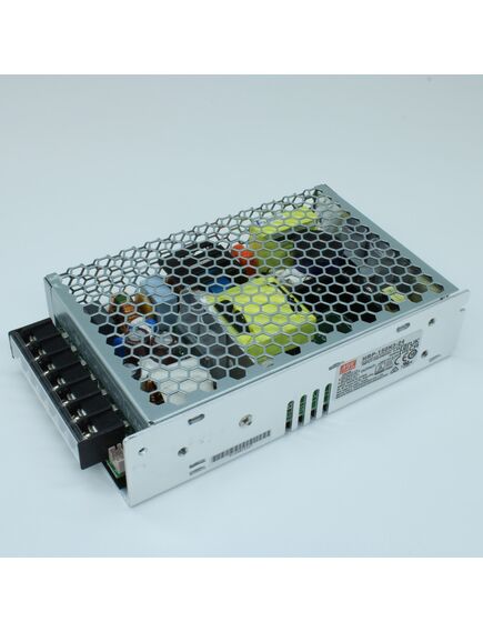 HRP-150N3-24, ac-dc, 156вт, выход 24в/0...6.5a, рег. вых 21.6…28.8 в , вход 85…264в ac, 47…63гц / 120…370 в dc, изоляция 3000в ac, в кожухе 159x97x38мм, -40…+70°с, кратковременная пиковая мощность 300%