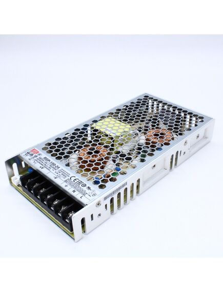 RSP-150-24, ac-dc, 151вт, ккм, вход 85…264в ac, 47…63гц /120…370в dc, выход 24в/6.3a, рег. вых 22.8…26.4в, изоляция 3750в ac, в корпусе 199х99х30мм, -30…+70°с