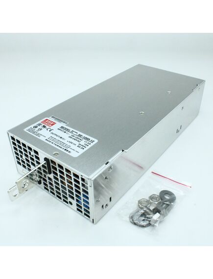 SE-1000-12, ac-dc, 1000вт, выход 12в/0…83.3a, рег. вых=-5+10%uном, вход 180...264vac, 47...63гц / 254...370vdc, изоляция 3000в ac, в кожухе 278x127х63.5мм, -20…+60°с, изображение 2