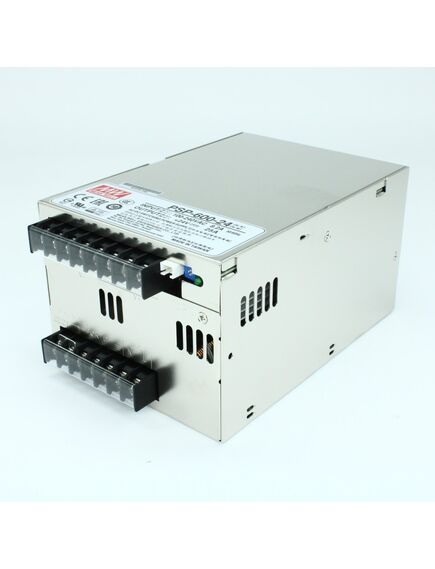 PSP-600-24, ac-dc, 600вт, вход 90…264v ac, 47…63гц /120…370в dc, выход 24в/0…25a, рег. вых=±10%uном, изоляция 3000в ac, в кожухе 170х120х93мм, -20…+60°с
