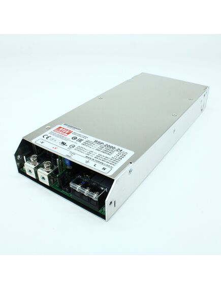 RSP-2000-24, ac-dc, 1920вт, вход 90…264v ac, 47…63гц /127…370в dc, выход 24в/80a, рег. вых 21…28в, изоляция 3000в ac, в корпусе 295х127х41мм, -35…+70°с