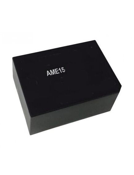 AME15-5SVZ, ac/dc, 15вт, вход 85…264в, выход 5в/2.8а, изоляция 4000в ac, кпд 76%, максимальная емкостная нагрузка не более 20000мкф, 62x45x22.5мм, -40…85°c, пластик
