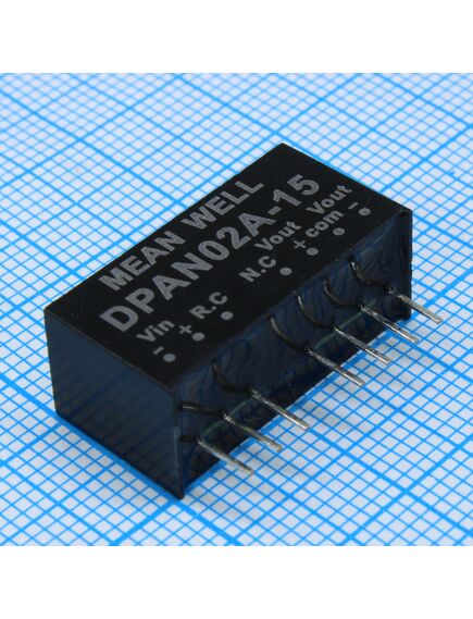 DPAN02A-15, преобразователь dc/dc, на печатную плату, 2 вт