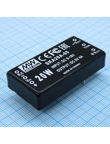 SKA20A-05, преобразователь dc/dc, на печатную плату, 20 вт