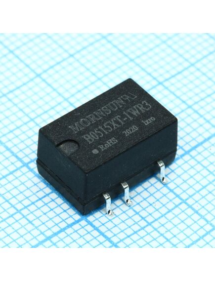 B0515XT-1WR3, dc/dc преобразователь, 1вт, вход 4.5…5.5в, выход 15в/67ма