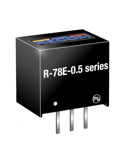 R-78E12-0.5, преобразователь dc-dc на печатную плату вход 15-28в выход 12в 500ма sip3