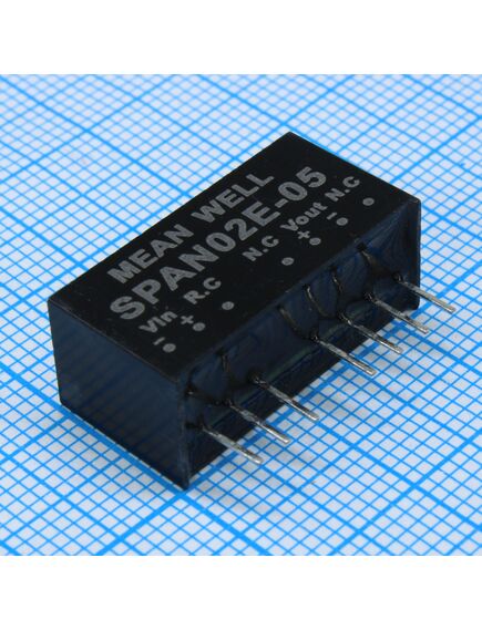 SPAN02E-05, преобразователь dc/dc, на печатную плату, 2 вт
