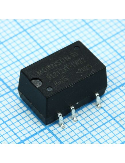 B1212XT-1WR2, dc/dc преобразователь, 1вт, вход 10.8-13.2в, выход 12в/84ма