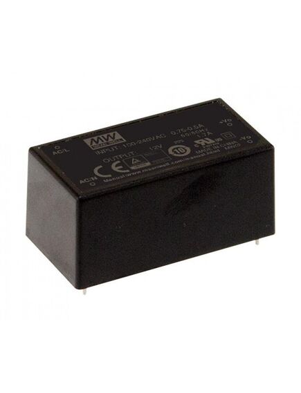 MPM-20-15, ac-dc med, 21вт, вход 80...264в ac 47...440 гц, выход 15в/1.4а, изоляция 4000в ac, на плату, 52.4х27.2х24мм, -40...+85°c