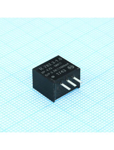R-783.3-1.0, преобразователь dc-dc, без изоляции, выход 3.3в/1а, вход 4.75...18в