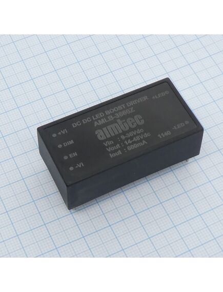 AM10EW-4812SH30-NZ, dc/dc, 10вт, вход 18…75в, выход 12в/0.833а, изоляция 3000в dc, кпд 86%, максимальная емкостная нагрузка не более 470мкф, вход on/off, 2x1", 51.5x26.5x12мм, -40…85°c, пластик