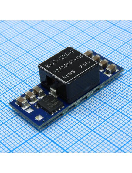 K12T-20A-P, преобразователь dc-dc неизолированный вход 12в регулируемый выход 0.6...5.0в 2а максимум -40°с...+85°с