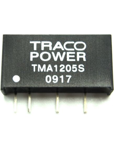 TMA 1212D, преобразователь dc-dc на печатную плату вход 12в двуполярный выход 12в/-12в 0.04a/-0.04a 1вт 5-pin sip