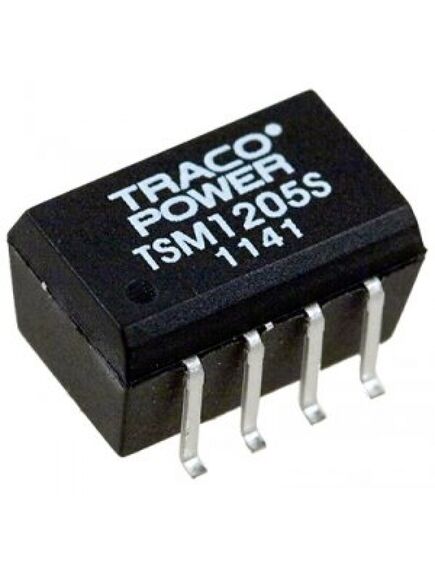 TSM 1205S, преобразователь dc-dc на печатную плату вход 12в выход 5в 0.2a 1вт 8-pin soic