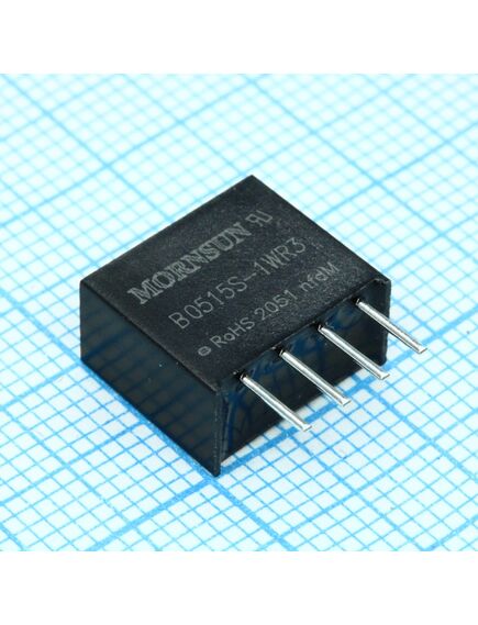 B0515S-1WR3, dc/dc преобразователь, 1вт, вход 4.5…5.5в, выход 15в/67ма