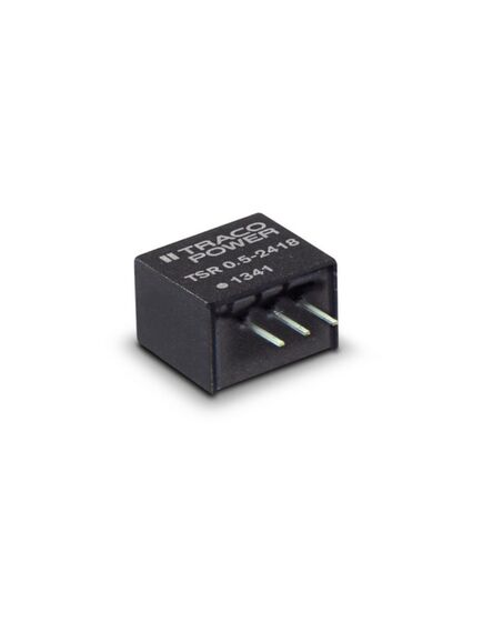 TSR 0.5-2450, преобразователь dc-dc на печатную плату вход 24в выход 5в 0.5a 3-pin sip модуль