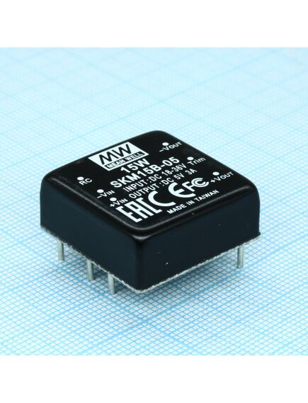 SKM15B-05, преобразователь dc/dc, на печатную плату, 15 вт