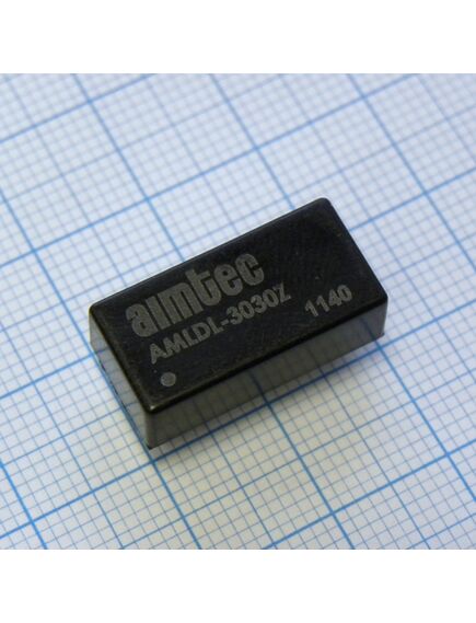 AM1MR-0505SZ, dc/dc, 1вт, вход 4.5…5.5в, выход 5в/0.2а, изоляция 1000в dc, кпд 65%, максимальная емкостная нагрузка не более 220мкф, dip14, 20.3x10.16x6.9мм, -40…85°c, пластик