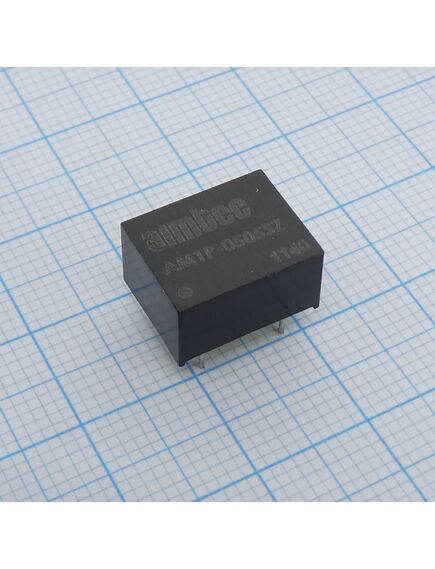 AM1PS-0303S-NZ, dc/dc, 1вт, вход 2.97…3.63в, выход 3.3в/0.303а, изоляция 1500в dc, кпд 75%, максимальная емкостная нагрузка не более 220мкф, dip8, 12.7x10x8.2мм, -40…105°c, пластик