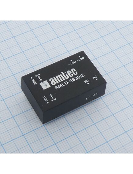 AM6TW-2412SH30-NZ, dc/dc, 6вт, вход 9…36в, выход 12в/0.5а, изоляция 3000в dc, кпд 88%, максимальная емкостная нагрузка не более 680мкф, dip24, 31.6x20.3x10.2мм, -40…85°c, пластик