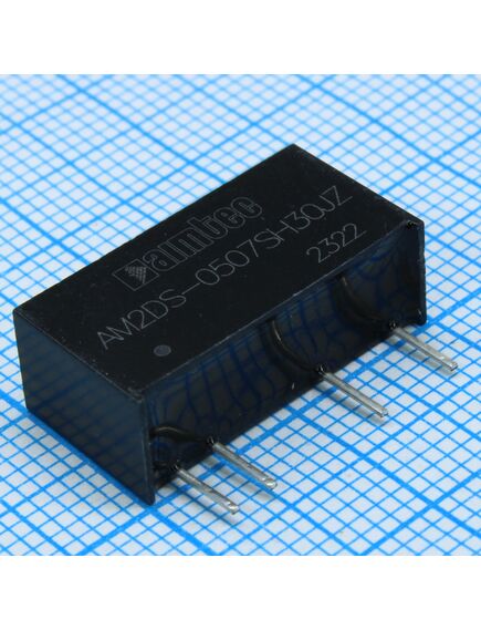 AM2DS-0507SH30JZ, dc/dc, 2вт, вход 4.5…5.5в, выход 7.2в/0.028…0.278а, изоляция 3000в dc, кпд 84%, максимальная емкостная нагрузка не более 1000мкф, sip7, 19.65x7.05x10.16мм, -40…105°c, пластик