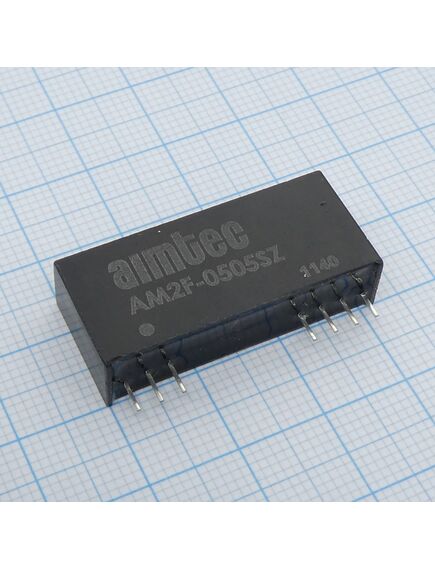 AM3F-1212SH52Z, dc/dc, 3вт, вход 10.8…13.2в, выход 12в/0.25а, изоляция 5200в dc, кпд 73%, максимальная емкостная нагрузка не более 470мкф, sip12, 32x8x14.5мм, -25…85°c, пластик