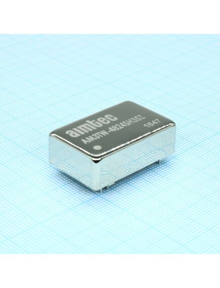 AM3TW-4824SH35Z, dc/dc, 3вт, вход 18…72в, выход 24в/0.125а, изоляция 3500в dc, кпд 80%, максимальная емкостная нагрузка не более 22мкф, dip24, 31.75x20.32x10.16мм, -40…85°c, металл