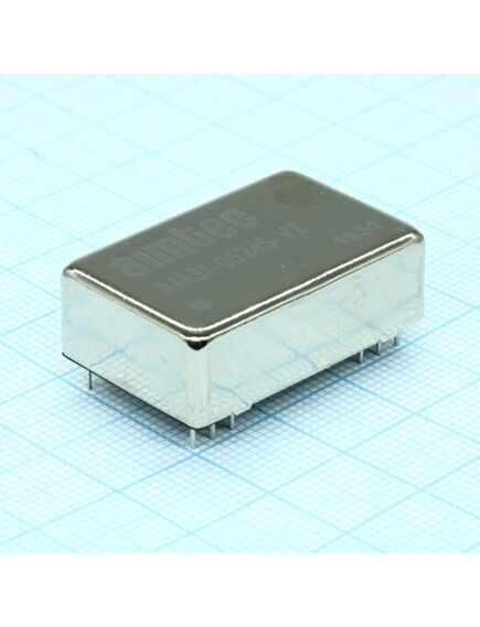 AM3T-0524S-VZ, dc/dc, 3вт, вход 4.5…9в, выход 24в/0.125а, изоляция 1500в dc, кпд 70%, максимальная емкостная нагрузка не более 220мкф, dip24, 31.75x20.32x10.16мм, -40…85°c, металл, изображение 2