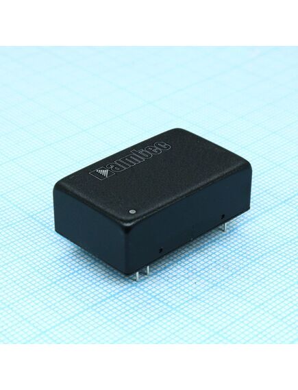 AM3T-4812D-NZ, dc/dc, 3вт, вход 36…75в, выход ±12в/±0.125а, изоляция 1500в dc, кпд 84%, максимальная емкостная нагрузка не более ±1800мкф, dip24, 10.16x20.32x31.75мм, -40…85°c, металл