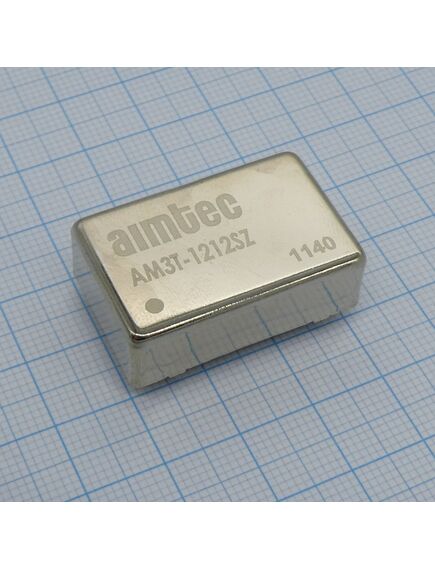 AM3T-1224SH35Z, dc/dc, 3вт, вход 9…18в, выход 24в/0.125а, изоляция 3500в dc, кпд 80%, максимальная емкостная нагрузка не более 22мкф, dip24, 31.75x20.32x10.16мм, -40…85°c, металл